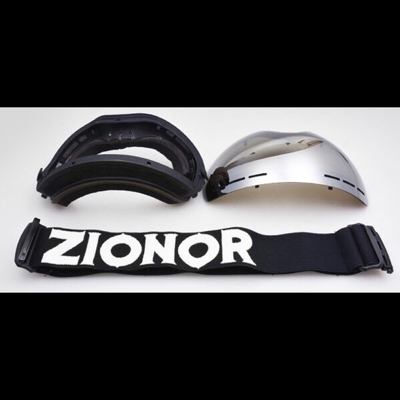 ZIONOR X Ski Snowboard Goggles OTG Black/Silver - Picture 7 of 8
